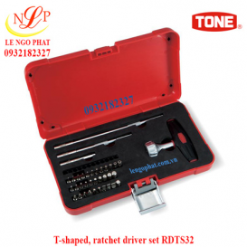 T-shaped, ratchet driver set RDTS32