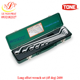 Long offset wrench set (45 deg) 2600