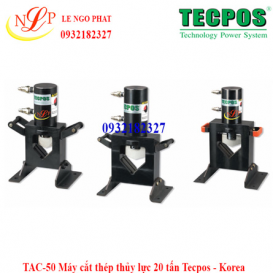 TAC-50 Máy cắt thép thủy lực 20 tấn Tecpos - Korea