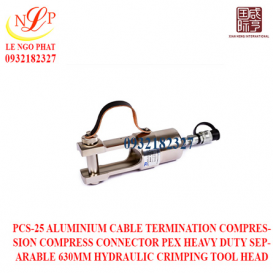 PCS-25 ALUMINIUM CABLE TERMINATION COMPRESSION COMPRESS CONNECTOR PEX HEAVY DUTY SEPARABLE 630MM HYDRAULIC CRIMPING TOOL HEAD