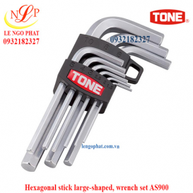 Hexagonal stick large-shaped, wrench set AS900