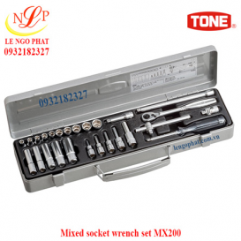 Mixed socket wrench set MX200