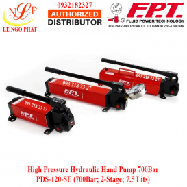 BƠM TAY THỦY LỰC 700BAR PDS-120-SE F.P.T - ITALY