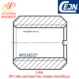 Collar HP Collar and Gland Nuts Stainless Steel 60k psi