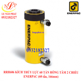 RRH606 KÍCH THỦY LỰC 60 TẤN RỖNG TÂM 2 CHIỀU ENERPAC (60 tấn, 166mm)