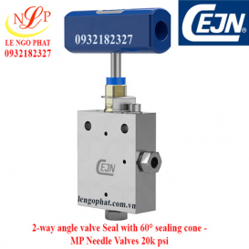 2-way angle valve 20k psi - 27 Nm