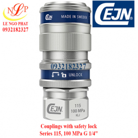 Couplings safety lock Female Series 115, 100 MPa G 1/4"