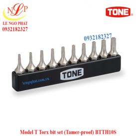 Model T Torx bit set (Tamer-proof) BTTH10S