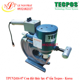 TPUN2416-07 Con đột thủy lực 47 tấn Tecpos - Korea