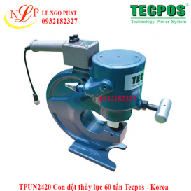 TPUN2420 Con đột thủy lực 60 tấn Tecpos - Korea