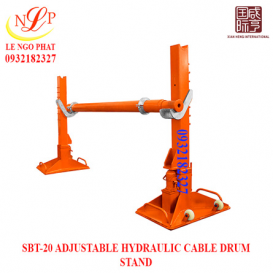 SBT-20 ADJUSTABLE HYDRAULIC CABLE DRUM STAND