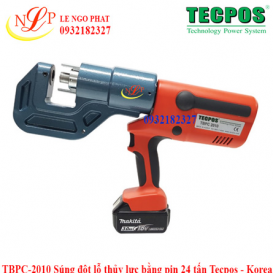 TBPC-2010 Súng đột lỗ thủy lực bằng pin 24 tấn Tecpos - Korea
