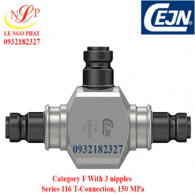 Category F With 3 nipples Series 116 T-Connection, 150 MPa