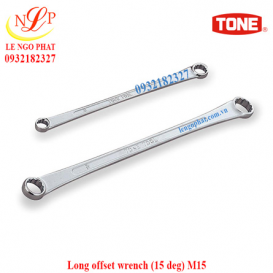 Long offset wrench (15 deg) M15