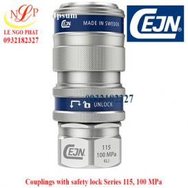 Couplings safety lock Female Series 115, 100 MPa Rc 1/4”