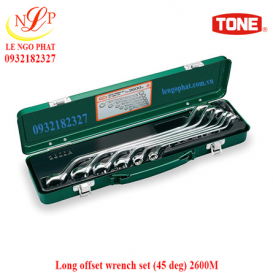 Long offset wrench set (45 deg) 2600M