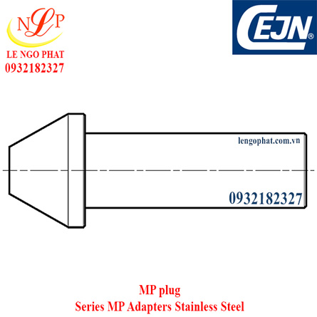 MP plug - Series MP Adapters Stainless Steel
