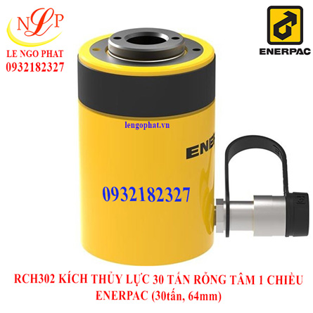 RCH302 KÍCH THỦY LỰC 30 TẤN RỖNG TÂM 1 CHIỀU ENERPAC (30tấn, 64mm)