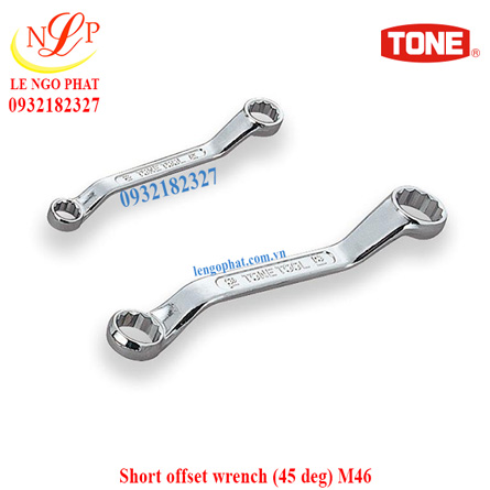 Short offset wrench (45 deg) M46