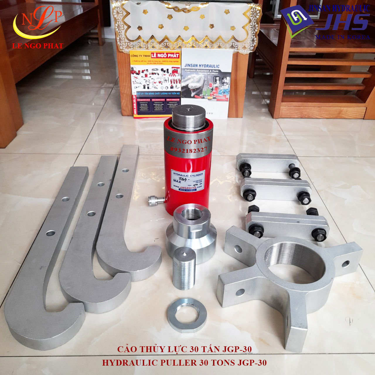 JGP-30, cảo thủy lực 30 tấn JHS - Korea