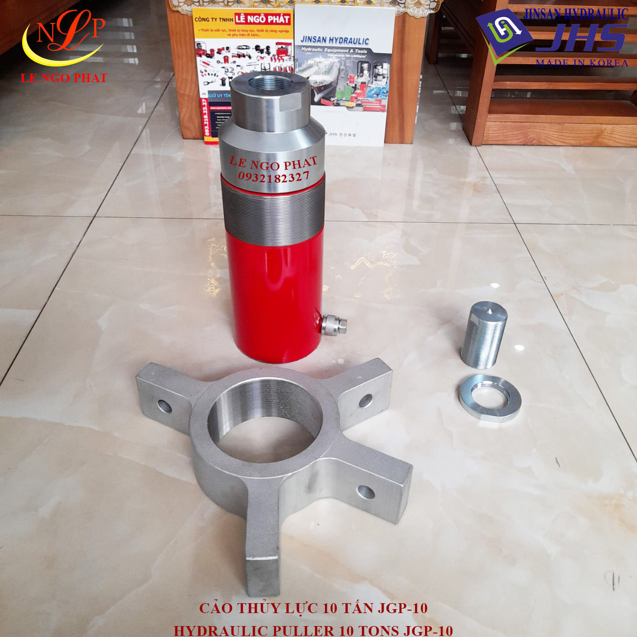 Cảo thủy lực 10 tấn JGP-10 JHS - Korea