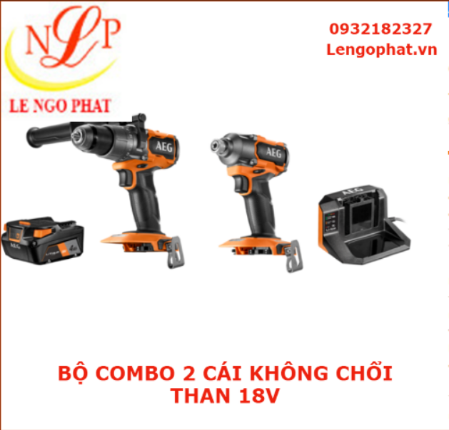 BỘ COMBO 2 CÁI KHÔNG CHỔI THAN 18V
