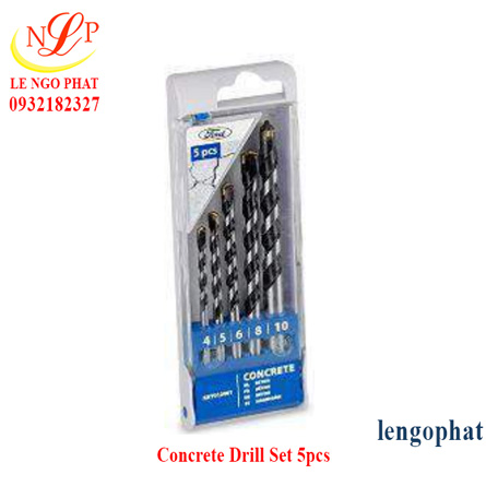 Concrete Drill Set 5pcs