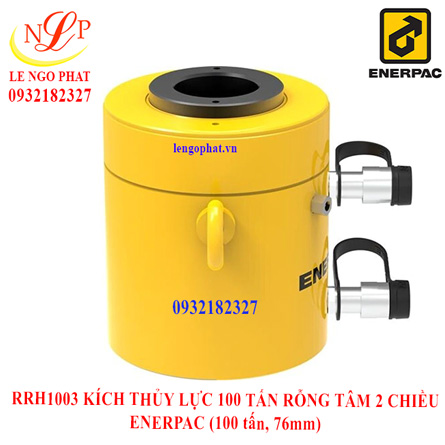 RRH1003 KÍCH THỦY LỰC 100TẤN RỖNG TÂM 2 CHIỀU ENERPAC (100tấn, 76mm)
