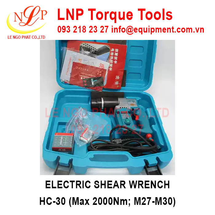 Máy siết xén bulong M30 bằng điện HC-30 (M27, M30)