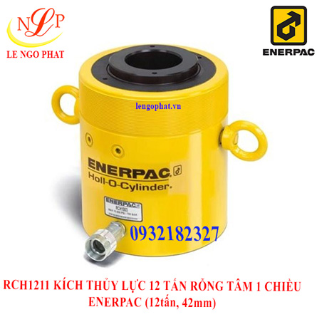 RCH1211 KÍCH THỦY LỰC 12 TẤN RỖNG TÂM 1 CHIỀU  ENERPAC (12tấn, 42mm)