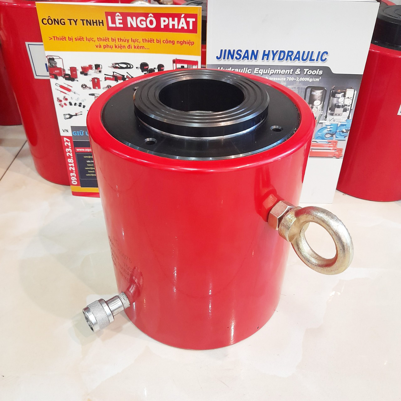 JSCH-10075, Kích thủy lực rỗng tâm JHS 100 tấn hành trình 75 mm