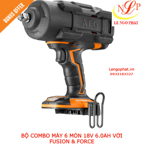 BỘ COMBO MÁY 6 MÓN 18V 6.0AH VỚI FUSION & FORCE