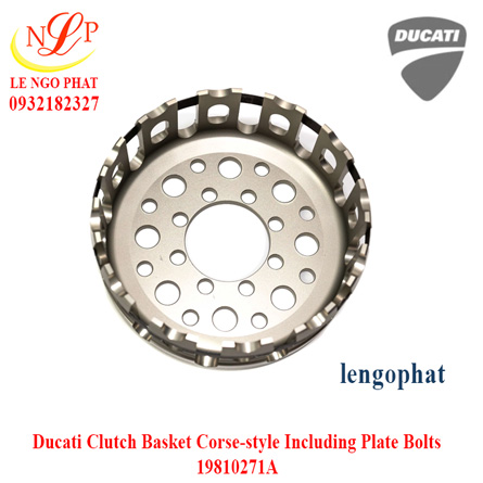 Ducati Clutch Basket Corse-style Including Plate Bolts 19810271A