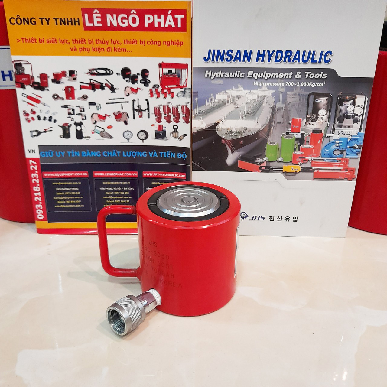 JSC-3050, Kích thủy lực lùn JHS 30 tấn hành trình 50 mm