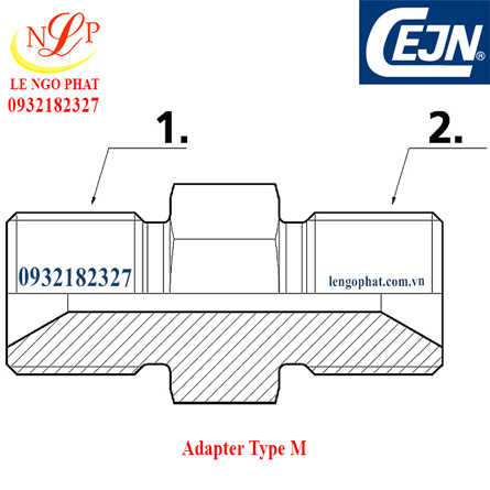 Adapter Type M Ultra High Pressure Hydraulics