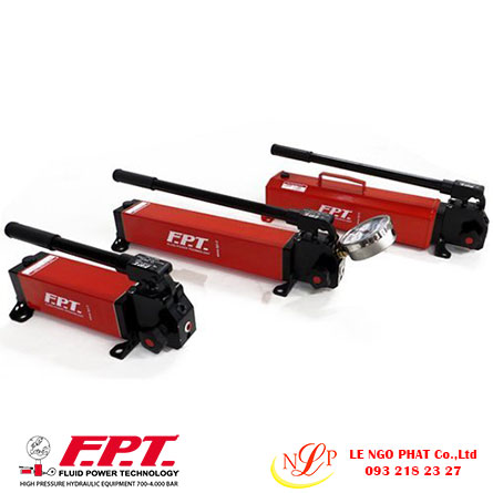 bơm tay thủy lực 700 Bar 1 chiều 2 cấp 