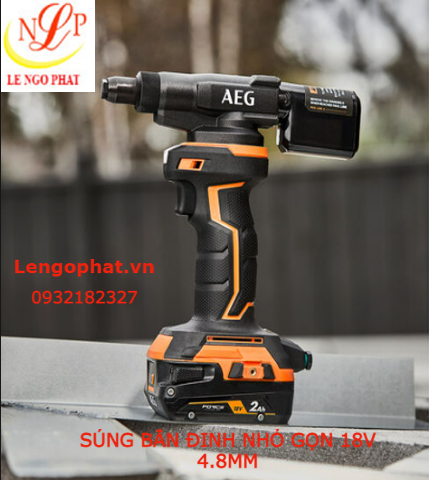 SÚNG BẮN ĐINH NHỎ GỌN 18V 4.8MM