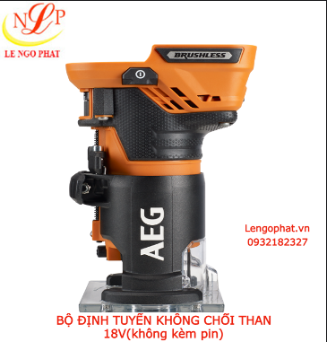 BỘ ĐỊNH TUYẾN KHÔNG CHỔI THAN 18V(không kèm pin)