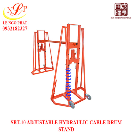 SBT-10 ADJUSTABLE HYDRAULIC CABLE DRUM STAND