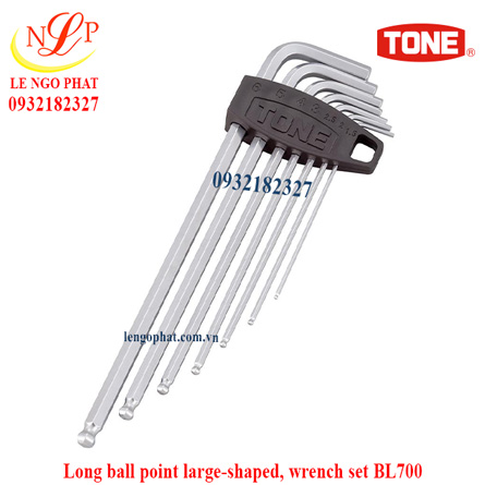 Long ball point large-shaped, wrench set BL700