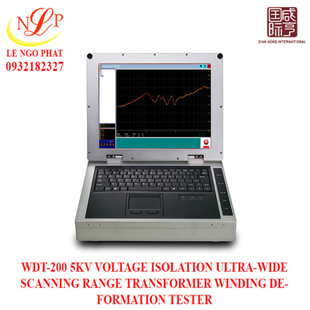 WDT-200 5KV VOLTAGE ISOLATION ULTRA-WIDE SCANNING RANGE TRANSFORMER WINDING DEFORMATION TESTER
