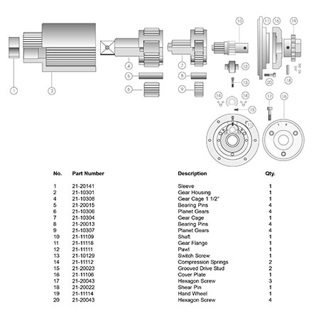 cờ lê nhân lực USA 8000 Nm HG-50
