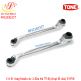 Cờ lê vòng bánh cóc 2 đầu bù 75 độ (loại lỗ sâu) TONE RMA75A