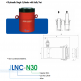 Kích thủy lực 100 tấn 230 mm JHS