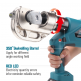 ED-400, kìm ép cos thủy lực dùng pin 16 - 400 mm2, 12 tấn