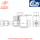 Pressure Gauges 3-way Tee block